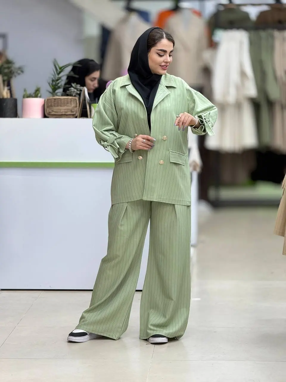 کت شلوار آستین عروسکی دیپلمات